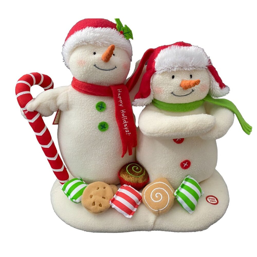 Jingle Pals Hallmark 2008 Seasons Treating Snowman Animated Tested VIDEO